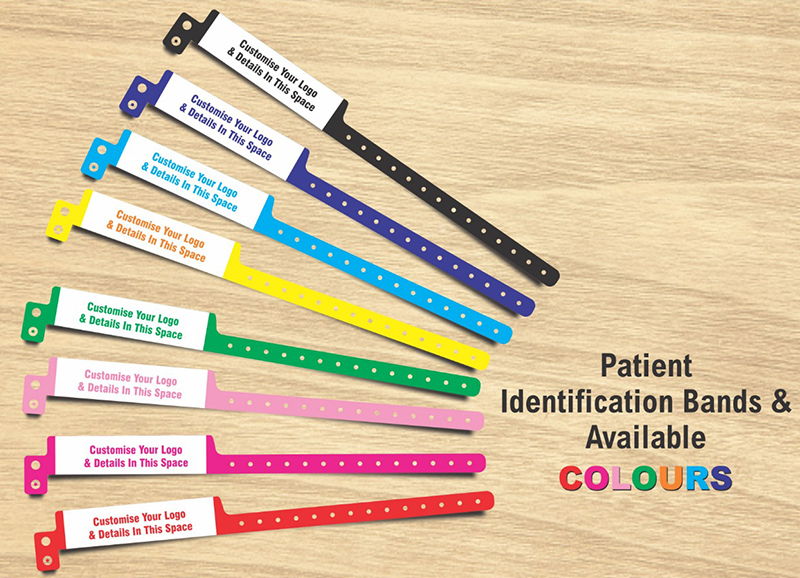 Patient Identification Wrist Bands